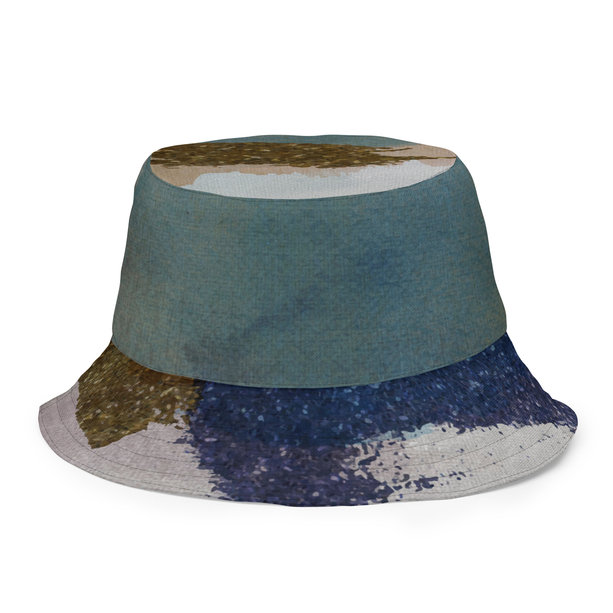 Soleid Libra — Reversible All-Over Bucket Hat — back inside view
