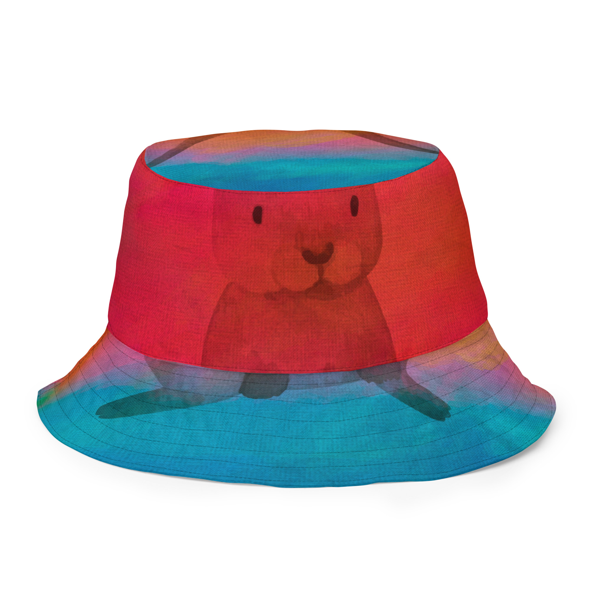 Soleid Hydra — Reversible All-Over Bucket Hat — back inside view