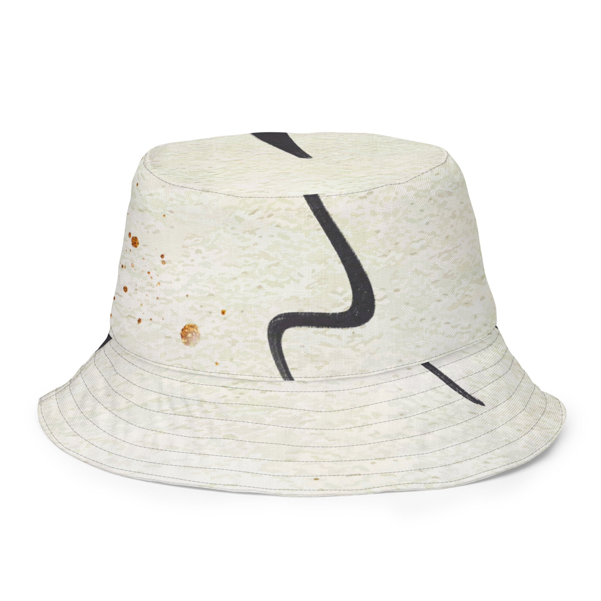 Soleid Delphinus — Reversible All-Over Bucket Hat — back inside view