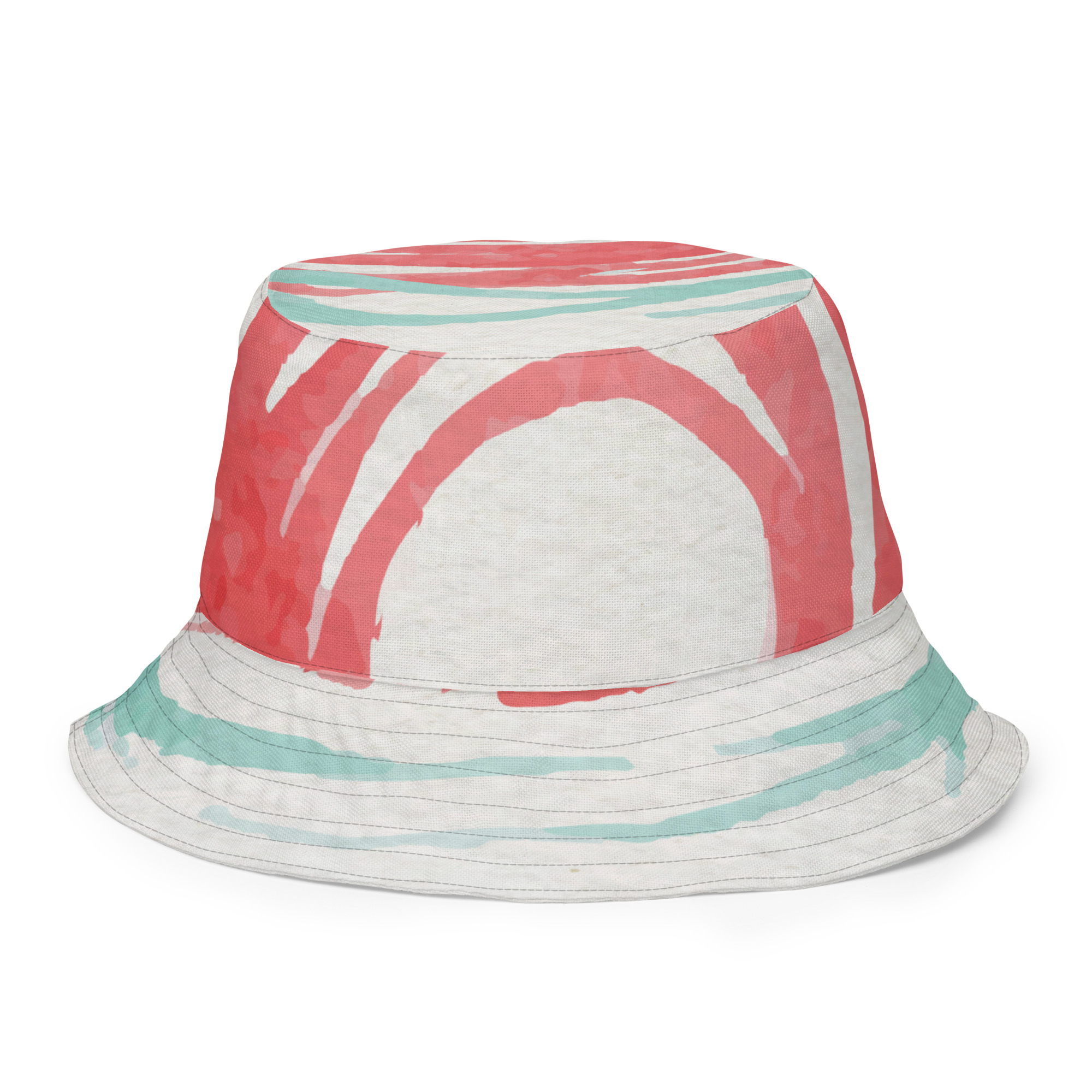 Soleid Aries — Reversible All-Over Bucket Hat — back inside view