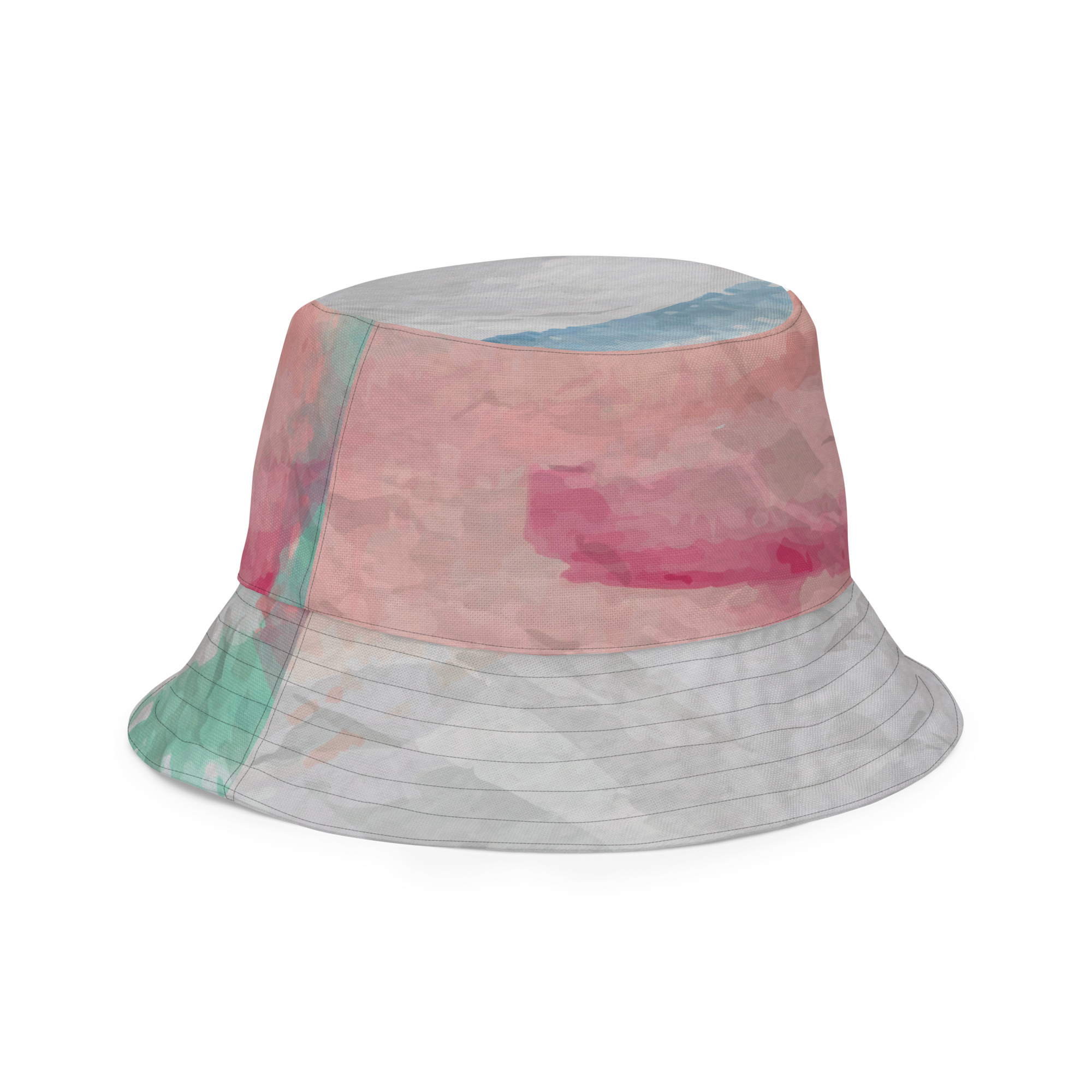 Soleid Taurus — Reversible All-Over Bucket Hat — right front outside view