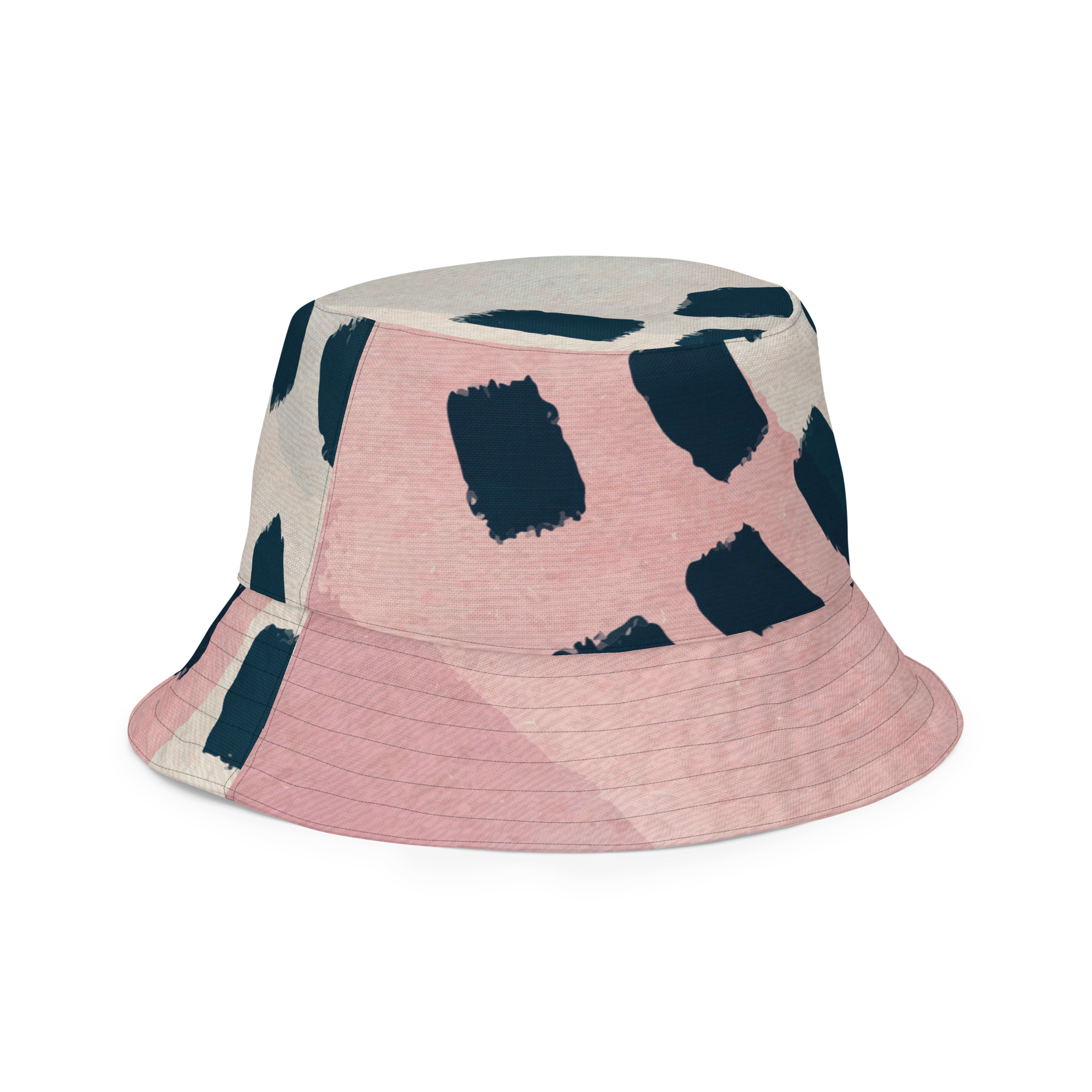 Soleid Equuleus — Reversible All-Over Bucket Hat — right front outside view