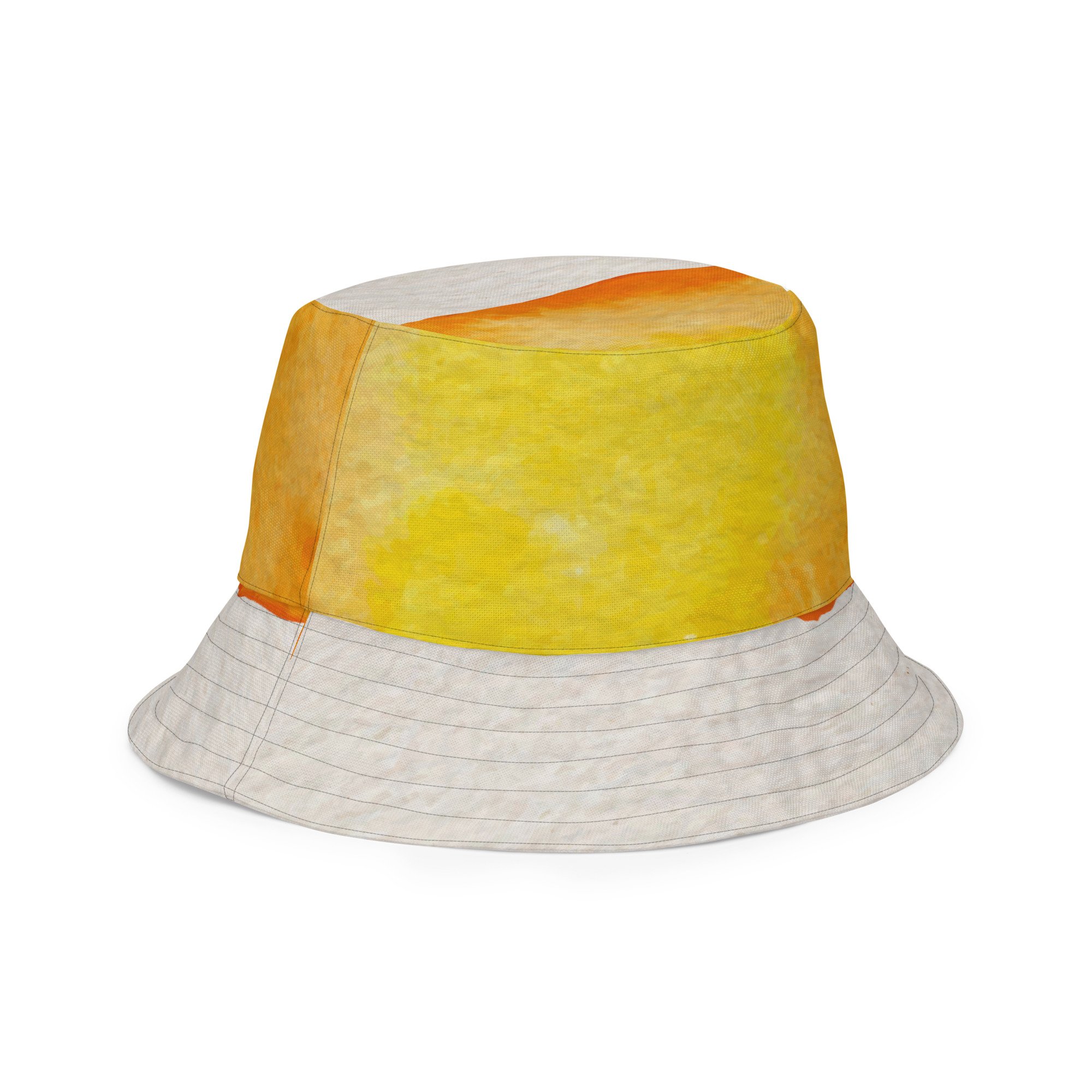 Soleid Columba — Reversible All-Over Bucket Hat — right front outside view