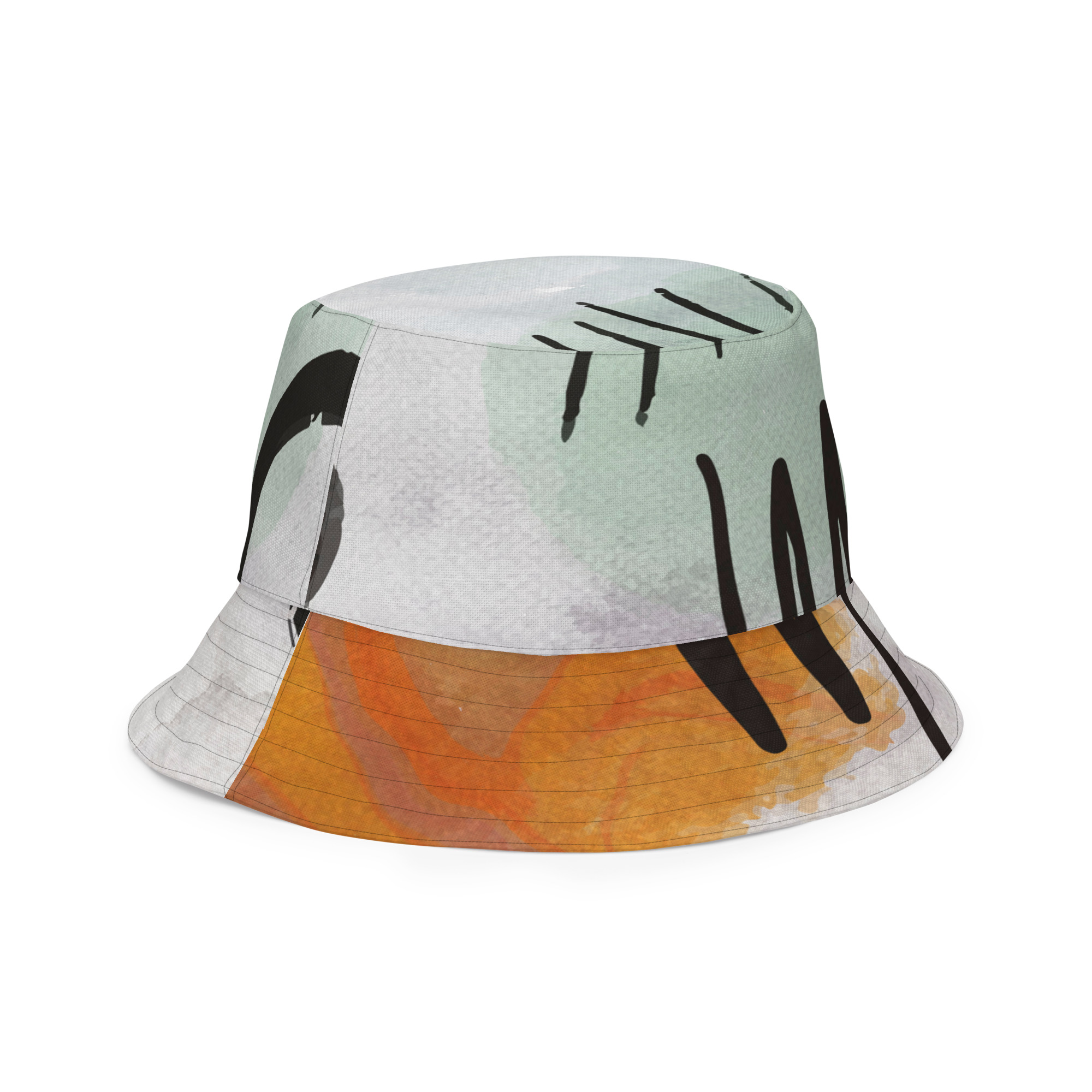 Soleid Australis — Reversible All-Over Bucket Hat — right front outside view