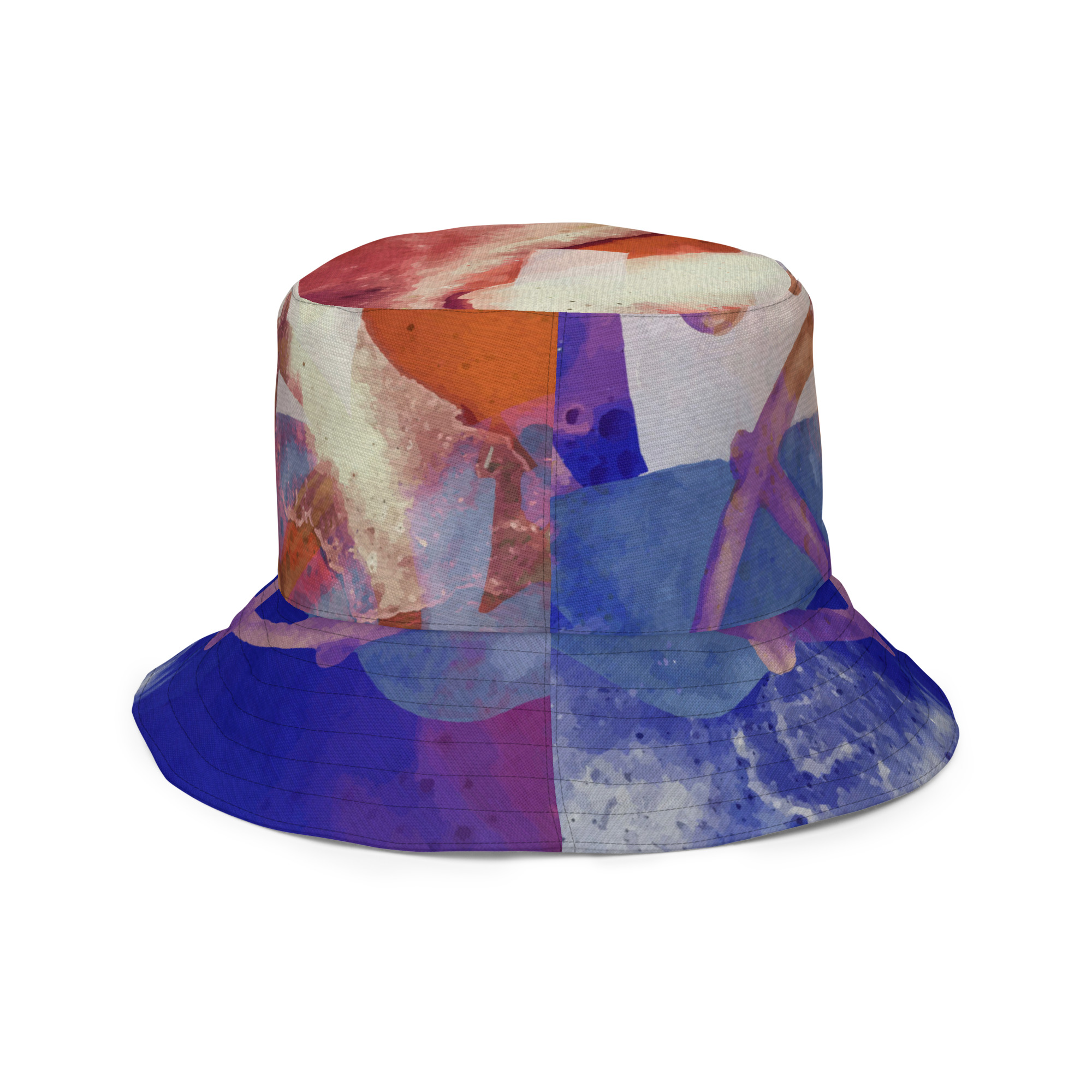 Soleid Lyra — Reversible All-Over Bucket Hat — right outside view