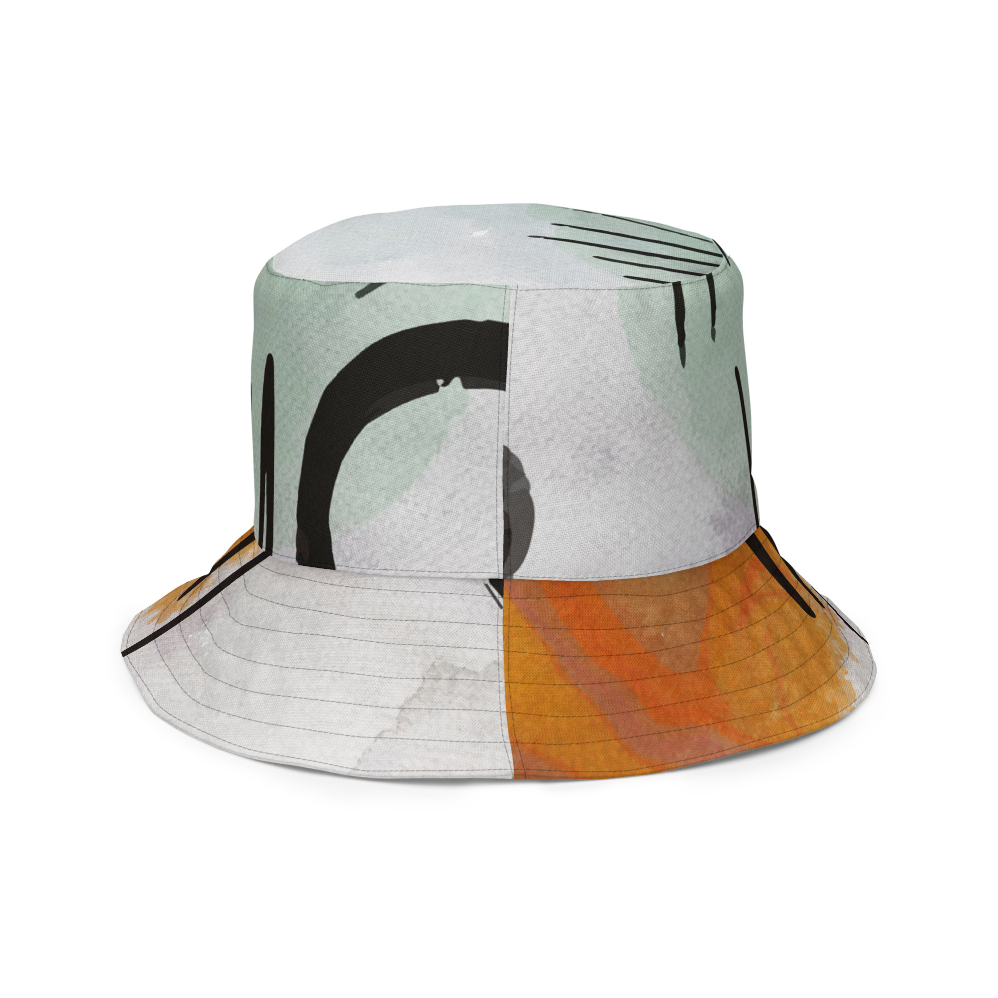 Soleid Australis — Reversible All-Over Bucket Hat — right outside view