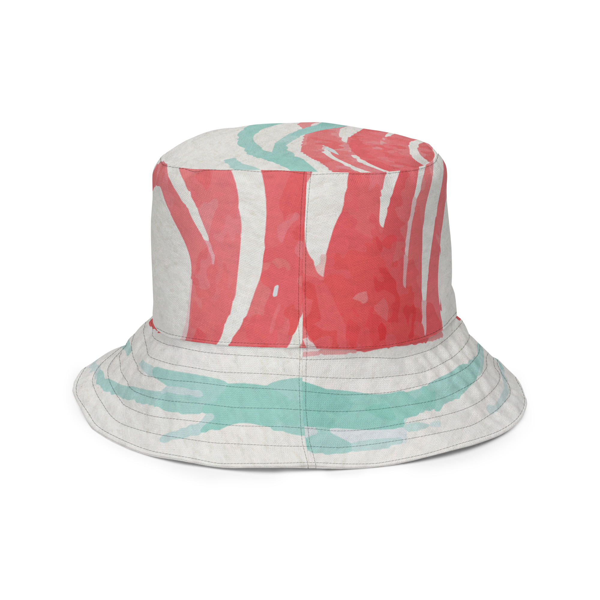 Soleid Aries — Reversible All-Over Bucket Hat — right outside view